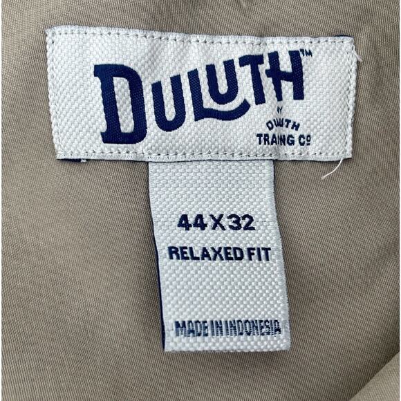 DULUTH Trading Mens Pants Stretch Nylon Cargo Flex Dry On The Fly Tan Size 44x32 - Picture 4 of 7